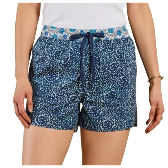 Sundance Pants - Sundance‎ Women's Kai Printed Pull On Drawstring 100% Cotton Shorts Size Large